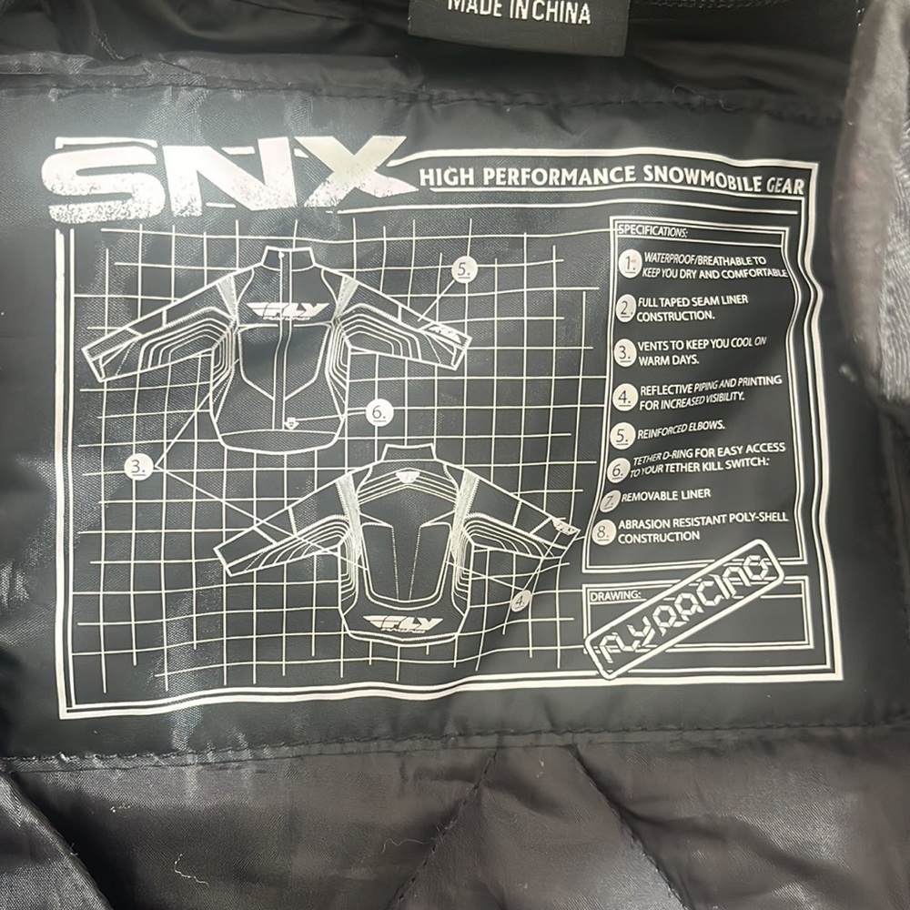 Fly Racing High Performance Snowmobile Jacket - Picture 7 of 7